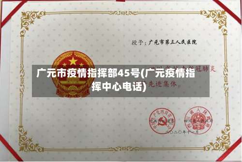 广元市疫情指挥部45号(广元疫情指挥中心电话)-第2张图片