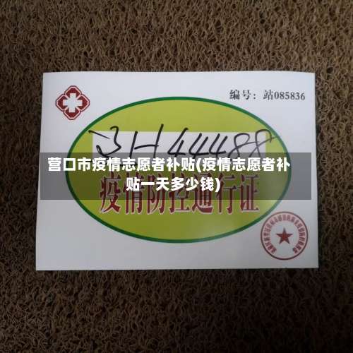 营口市疫情志愿者补贴(疫情志愿者补贴一天多少钱)-第2张图片