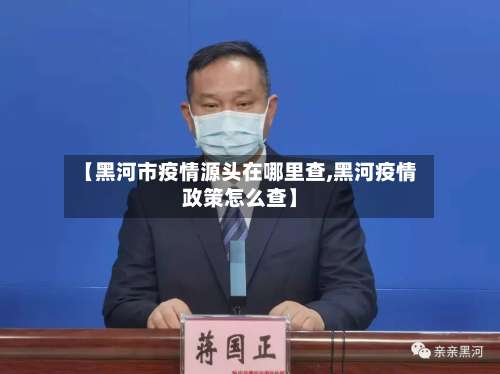 【黑河市疫情源头在哪里查,黑河疫情政策怎么查】-第1张图片