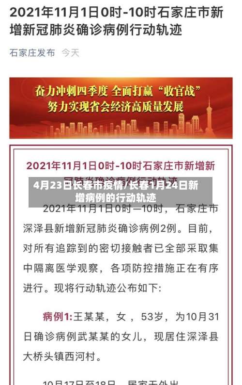 4月23日长春市疫情/长春1月24日新增病例的行动轨迹-第1张图片