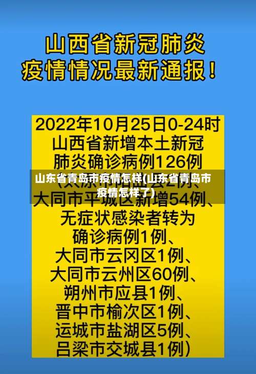 山东省青岛市疫情怎样(山东省青岛市疫情怎样了)-第1张图片