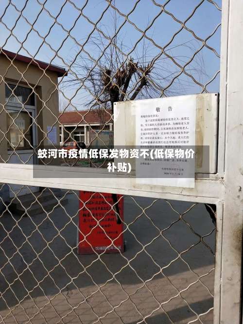 蛟河市疫情低保发物资不(低保物价补贴)-第1张图片