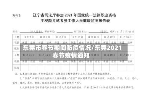 东莞市春节期间防疫情况/东莞2021春节疫情通知-第3张图片