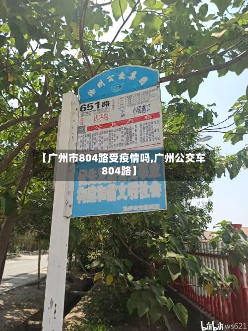 【广州市804路受疫情吗,广州公交车804路】-第1张图片