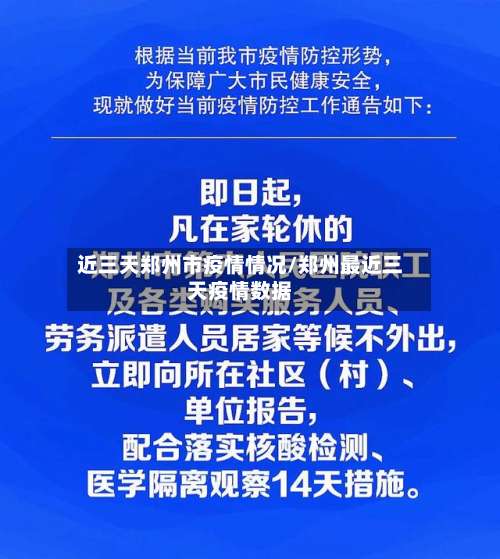 近三天郑州市疫情情况/郑州最近三天疫情数据-第1张图片