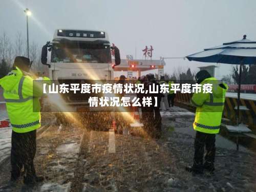 【山东平度市疫情状况,山东平度市疫情状况怎么样】-第1张图片