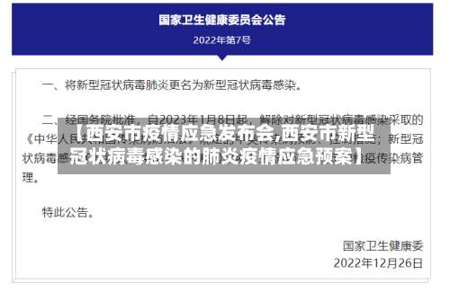 【西安市疫情应急发布会,西安市新型冠状病毒感染的肺炎疫情应急预案】-第1张图片