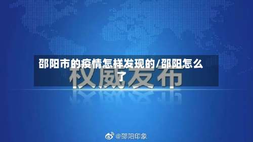 邵阳市的疫情怎样发现的/邵阳怎么了-第3张图片